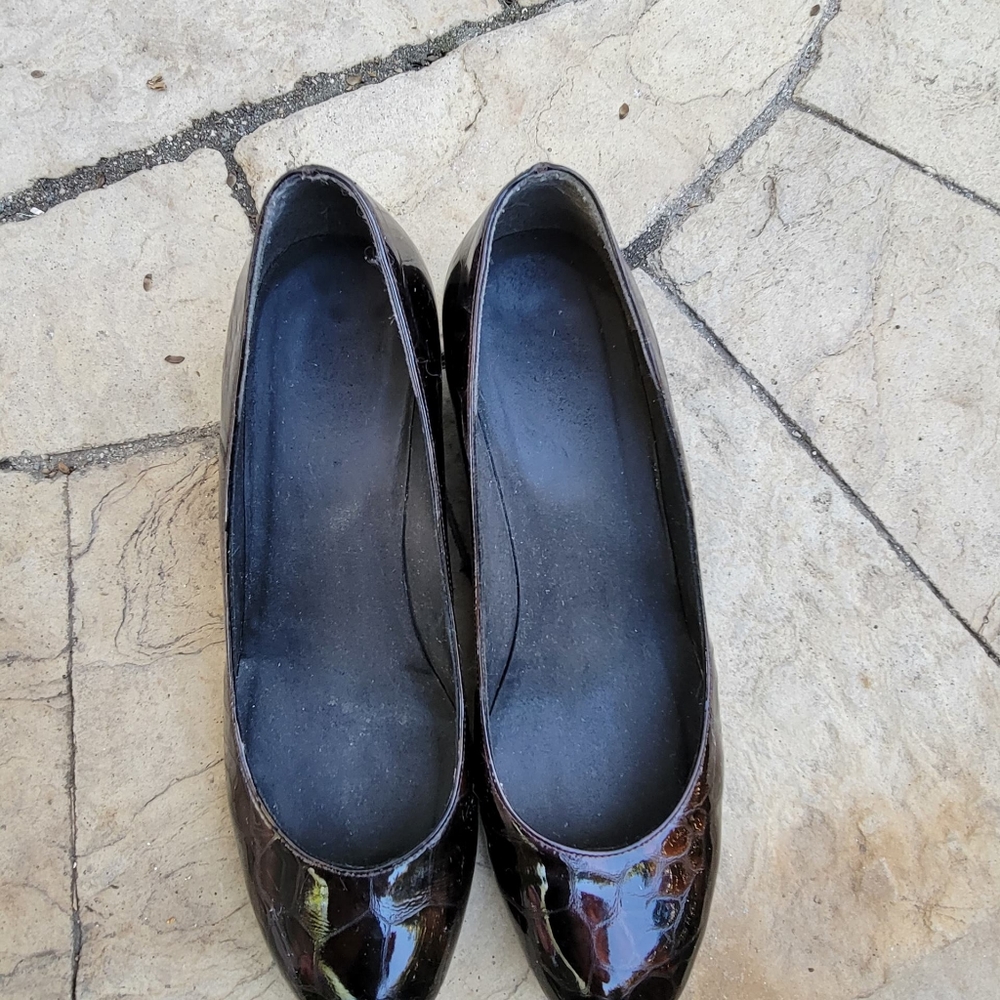 Patent Leather Stuart Weitzman Wedges. Size 8.5 - image 7